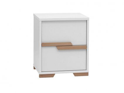 Snap container night stand white