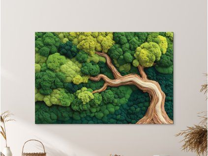 Machový obraz Opora (UV tlač) (Povrchová úprava Matná, Rozmer obrazu 33,5 x 50,5 cm)