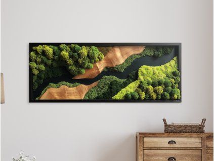 Machový obraz Spočinutie (UV tlač) (Povrchová úprava Matná, Rozmer obrazu 26,5 x 67,5 cm)
