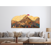 Obraz Pod hradbami dejín (Povrchová úprava Matná, Rozmer obrazu 27 x 56 cm)