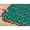 Mäkké sklo Candy cane - PVC fólia na stôl (na mieru) (Tvar stola Zaoblené rohy)